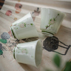 Amber Yellow Plum Rain Contemplation Tasting Cup — view 5