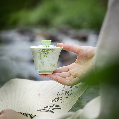 Bamboo Green Bamboo Ease Contemplation Gaiwan — view 3