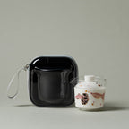 Blanc de Chine Peacock Banji Glass Travel Tea Set — view 3
