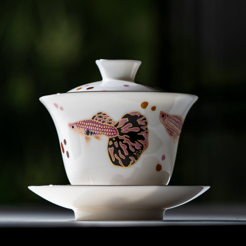 Blanc de Chine Peacock Bell Gaiwan — view 5