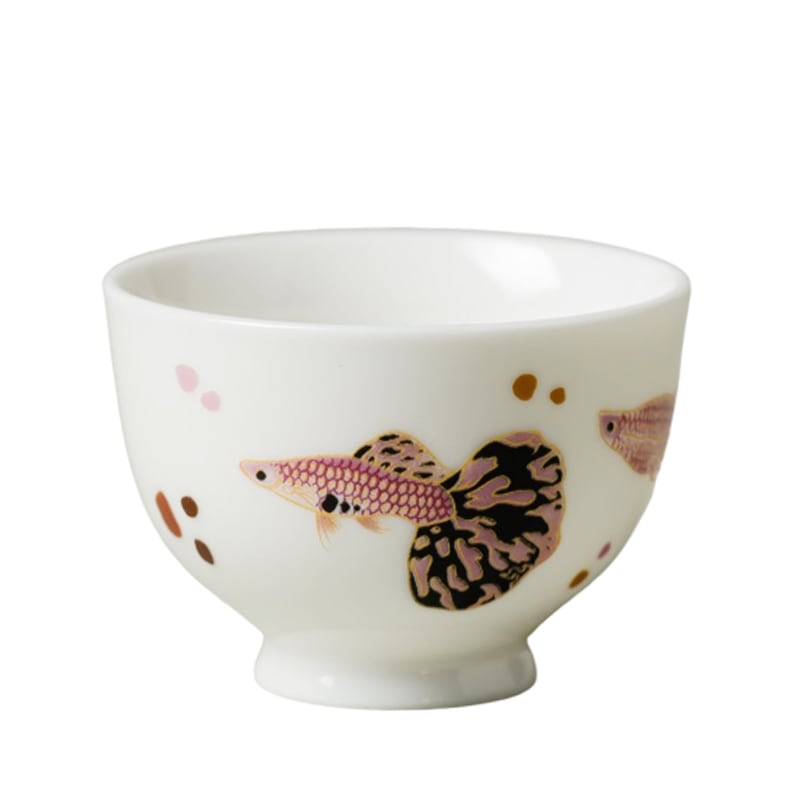 Blanc de Chine Peacock Dawn Cup — view 1