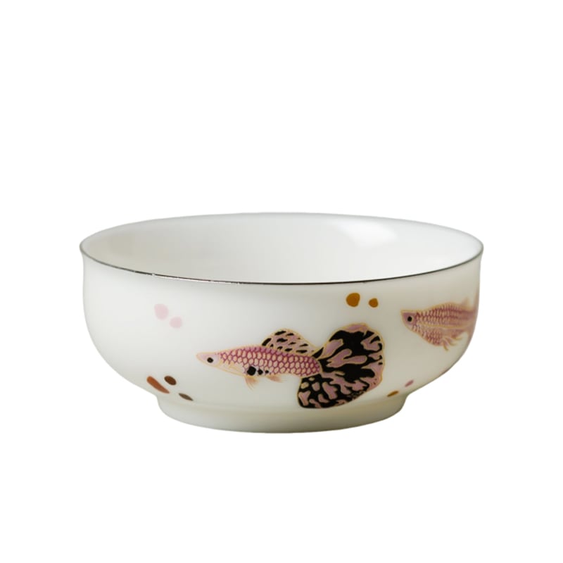 Blanc de Chine Peacock Drifting Grace Cup — view 1