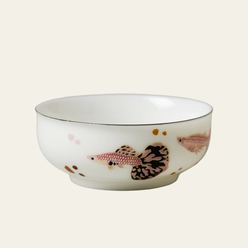 Blanc de Chine Peacock Drifting Grace Cup