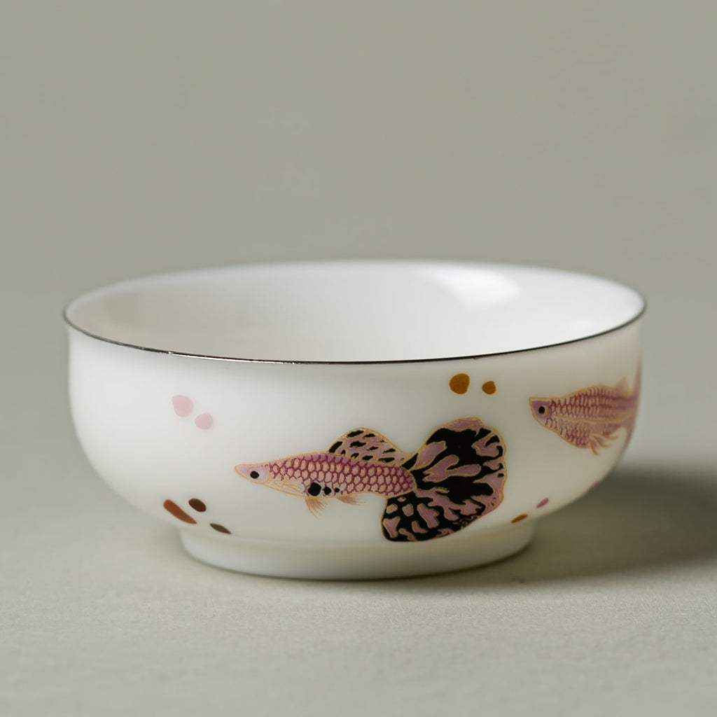 Blanc de Chine Peacock Drifting Grace Cup — view 3