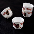 Blanc de Chine Peacock Flat-Bottom Open Cup — view 5