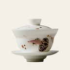 Blanc de Chine Peacock Fragrant Cold Gaiwan — view 2