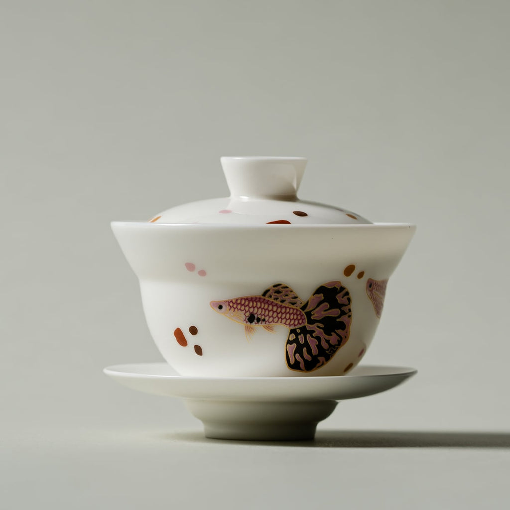 Blanc de Chine Peacock Fragrant Cold Gaiwan — view 3