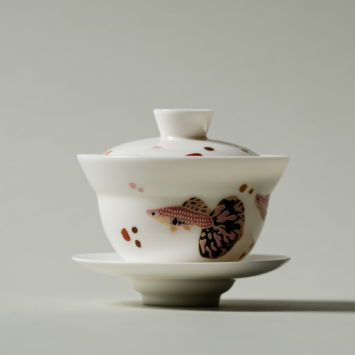 Blanc de Chine Peacock Fragrant Cold Gaiwan