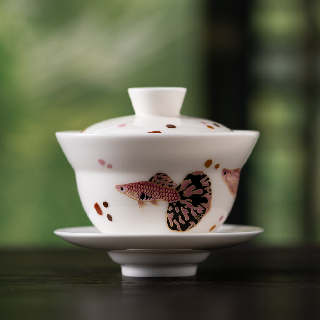 Blanc de Chine Peacock Fragrant Cold Gaiwan — view 4