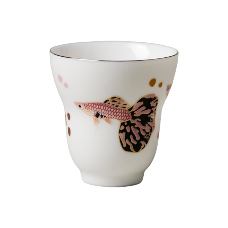 Blanc de Chine Peacock Gourd Cup — view 1