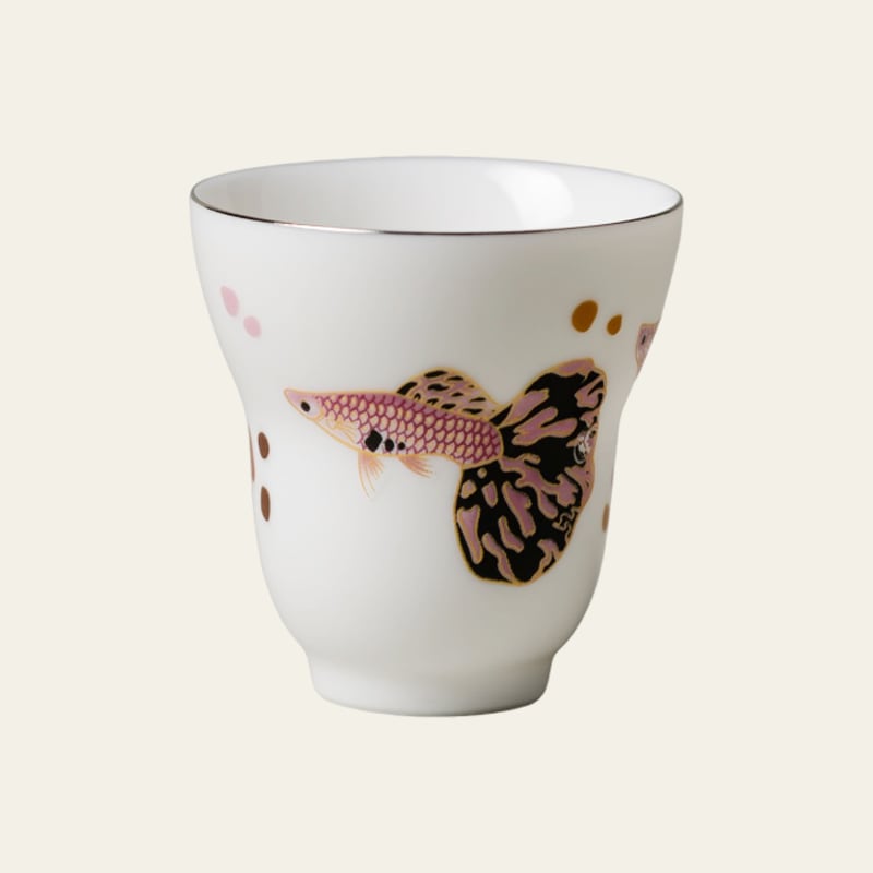 Blanc de Chine Peacock Gourd Cup — view 2