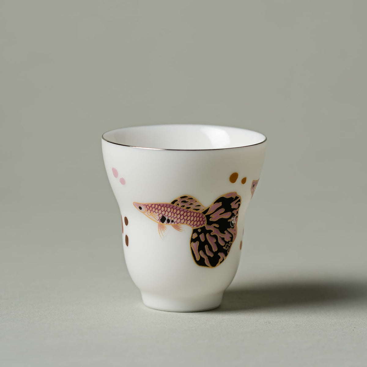 Blanc de Chine Peacock Gourd Cup