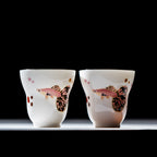Blanc de Chine Peacock Gourd Cup — view 4