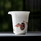 Blanc de Chine Peacock Horseshoe Fairness Pitcher — view 5