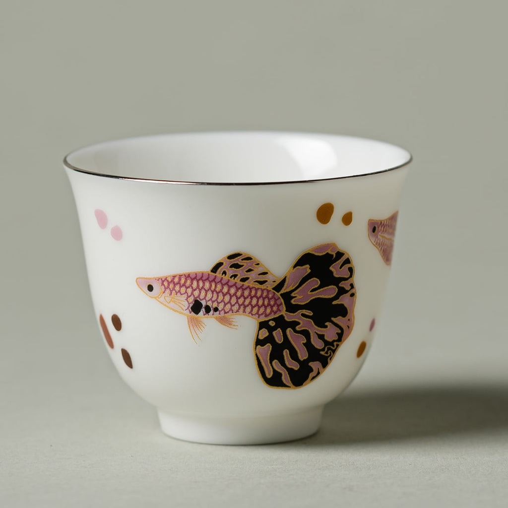 Blanc de Chine Peacock Jade-Rinsing Cup — view 3