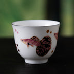 Blanc de Chine Peacock Jade-Rinsing Cup — view 4
