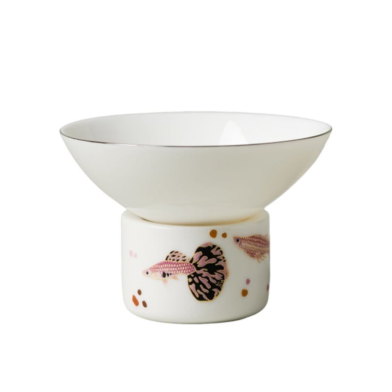 Blanc de Chine Peacock Jinzhao Tea Strainer — view 1
