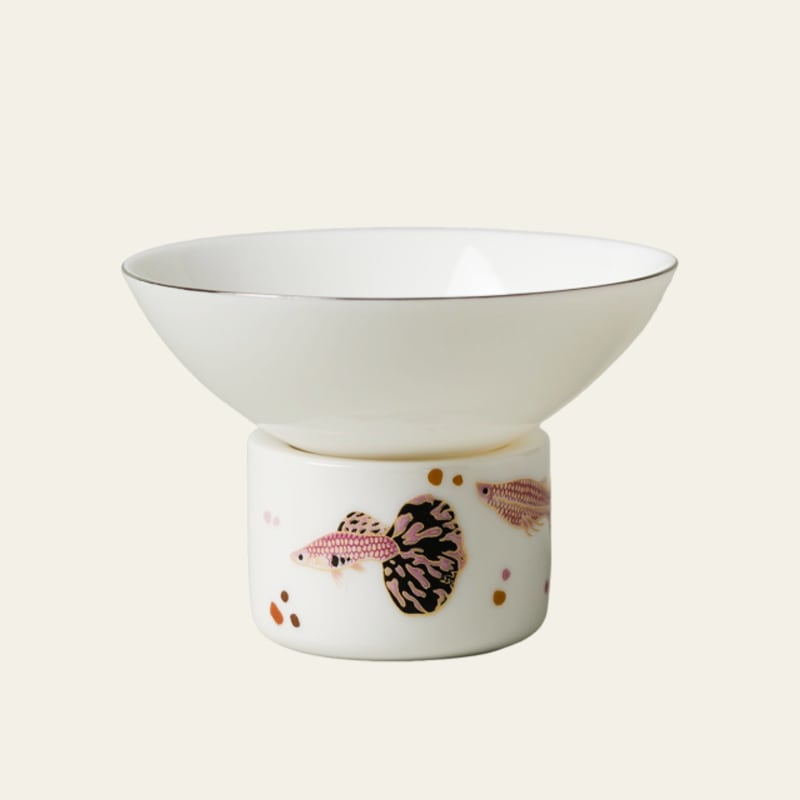 Blanc de Chine Peacock Jinzhao Tea Strainer — view 2