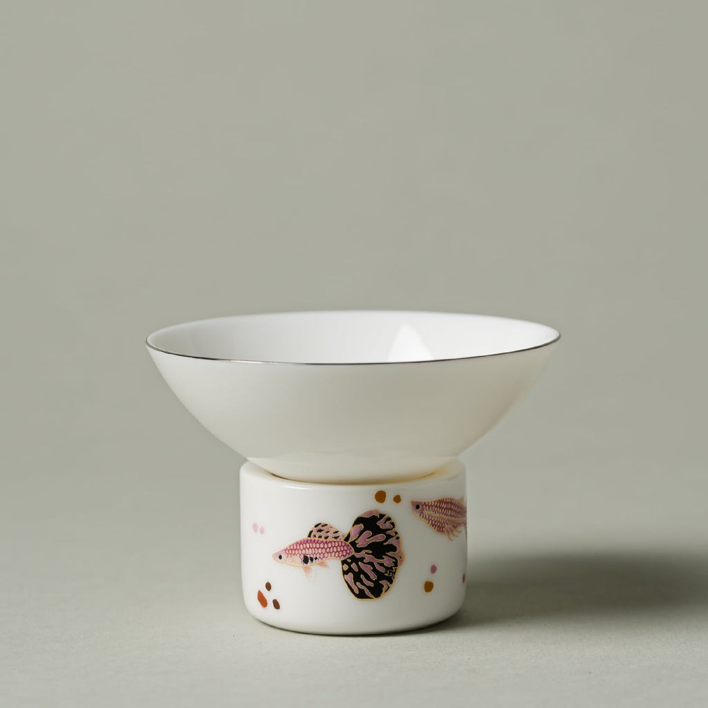 Blanc de Chine Peacock Jinzhao Tea Strainer — view 3