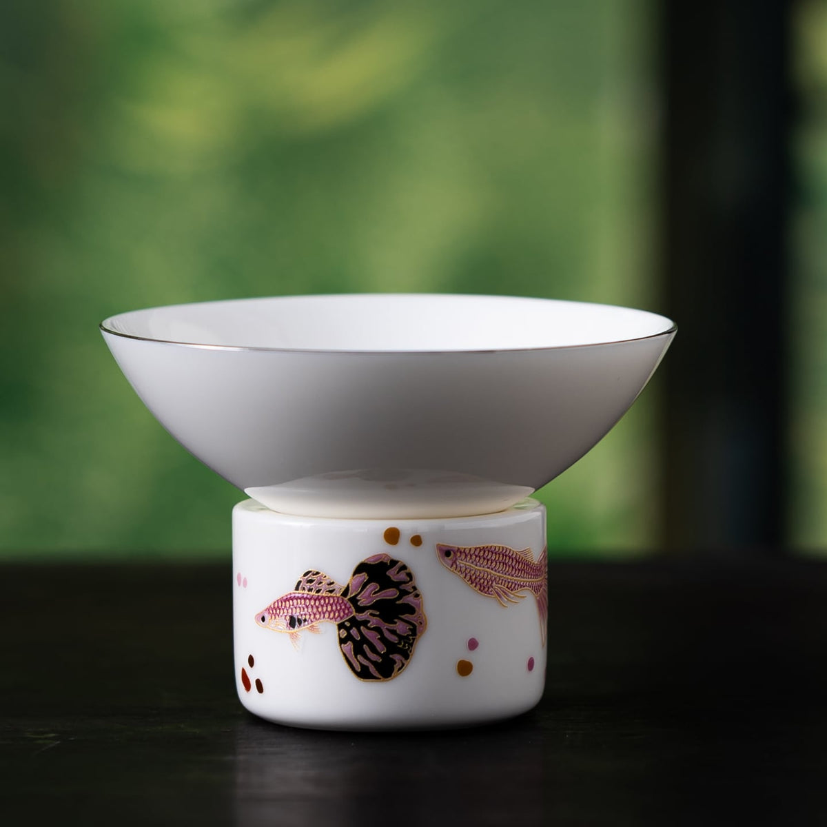 Blanc de Chine Peacock Jinzhao Tea Strainer — view 4