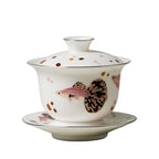 Blanc de Chine Peacock Keyan Three-Piece Gaiwan — view 1