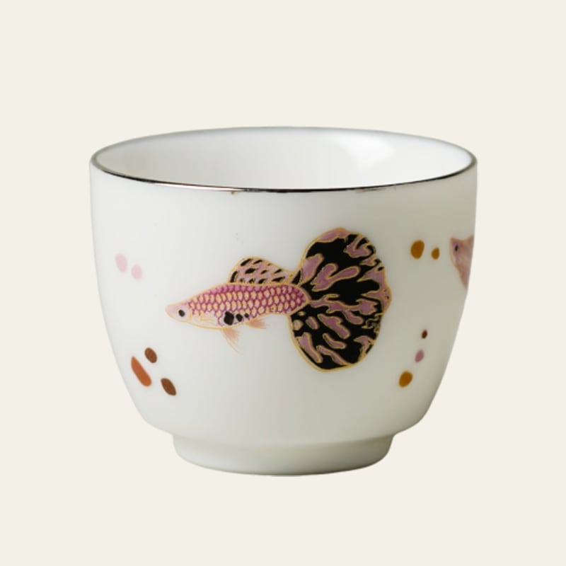 Blanc de Chine Peacock Lingering Note Cup