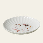 Blanc de Chine Peacock Lotus-Petal Teapot Stand — view 2