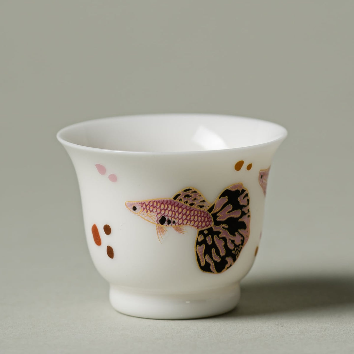 Blanc de Chine Peacock Moyu Cup