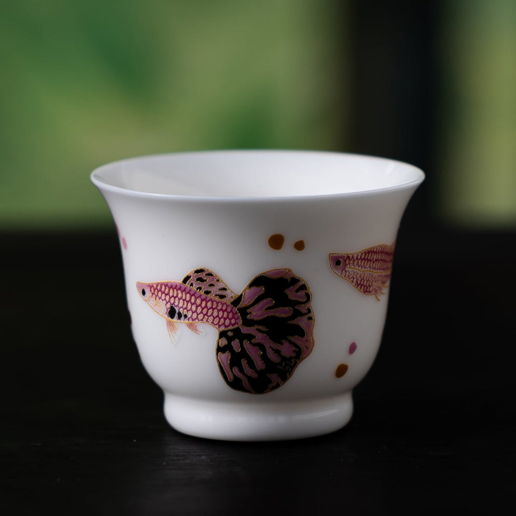 Blanc de Chine Peacock Moyu Cup — view 4