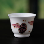Blanc de Chine Peacock Moyu Cup — view 4