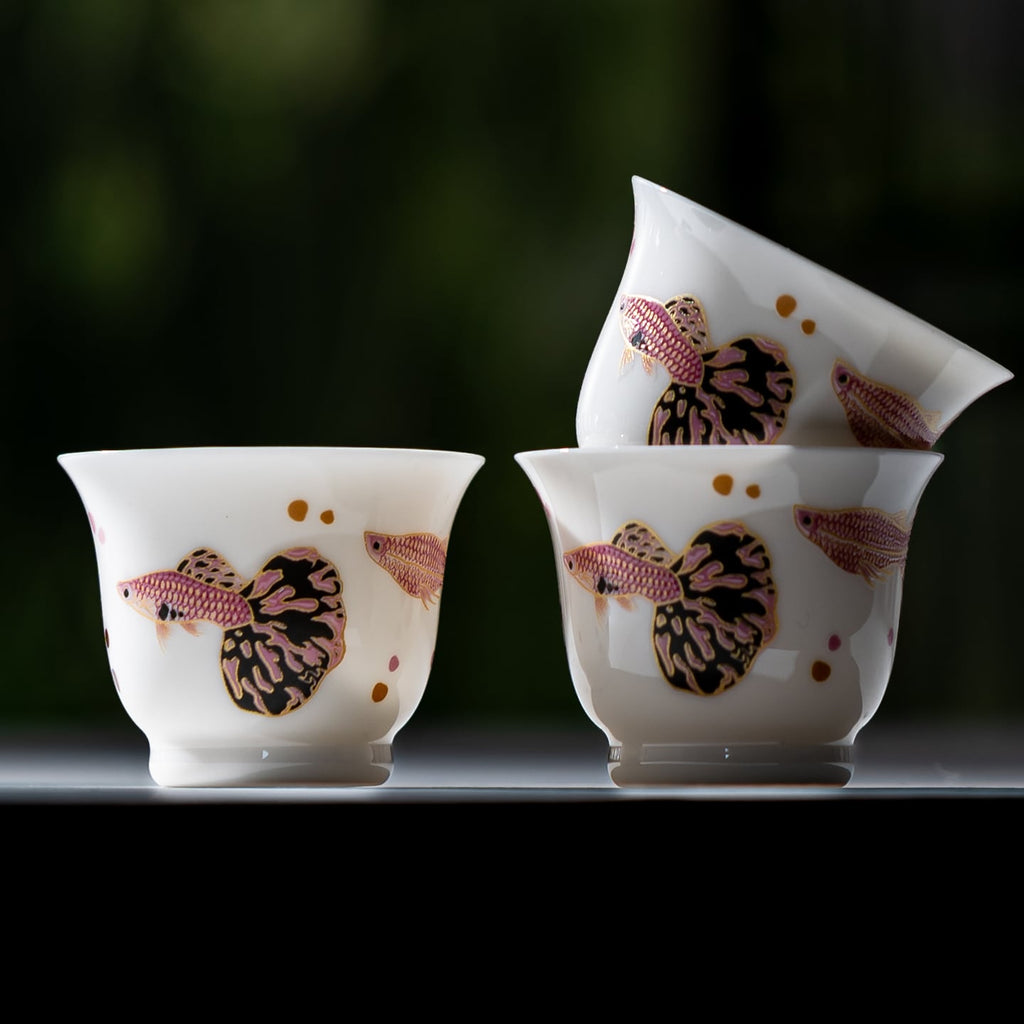 Blanc de Chine Peacock Moyu Cup — view 5
