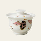 Blanc de Chine Peacock Moyu Gaiwan — view 2