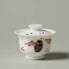 Blanc de Chine Peacock Moyu Gaiwan — view 3