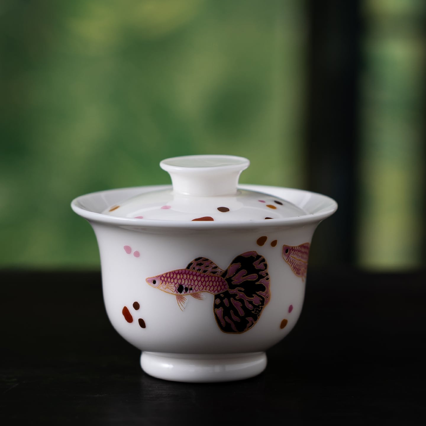 Blanc de Chine Peacock Moyu Gaiwan — view 4