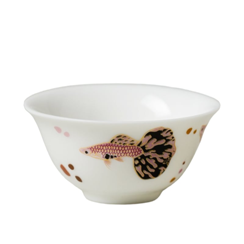 Blanc de Chine Peacock Nafu Cup — view 1
