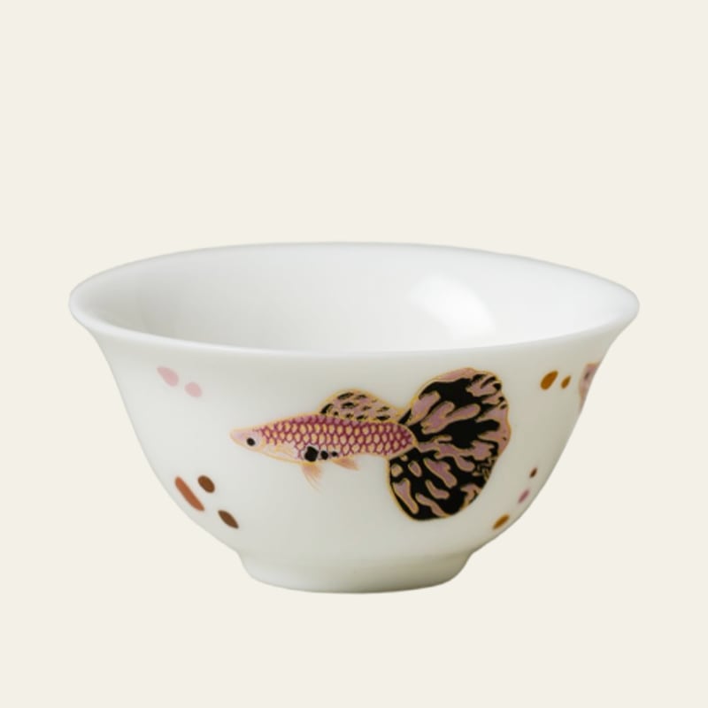 Blanc de Chine Peacock Nafu Cup