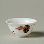 Blanc de Chine Peacock Nafu Cup — view 3