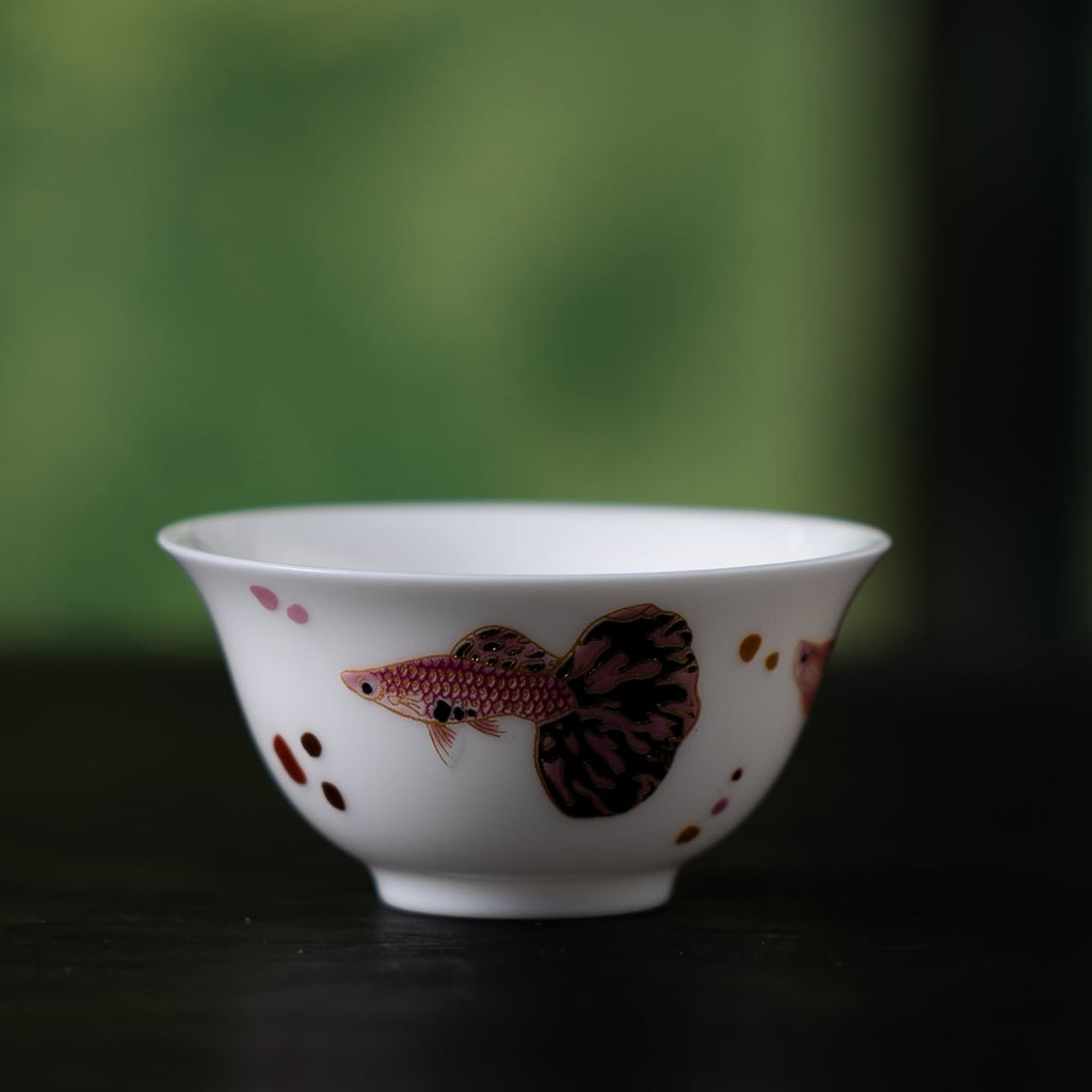 Blanc de Chine Peacock Nafu Cup — view 4