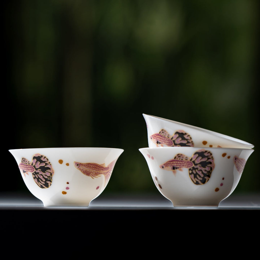 Blanc de Chine Peacock Nafu Cup — view 5