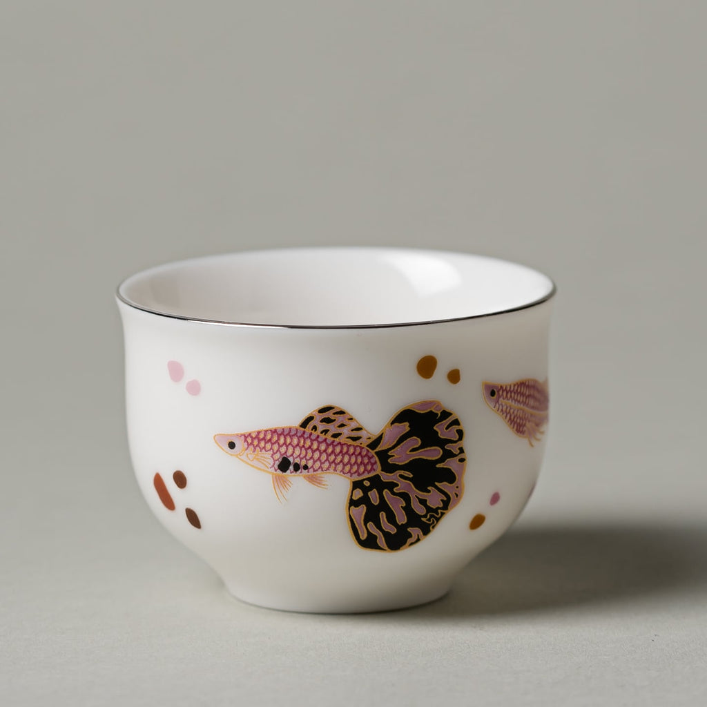 Blanc de Chine Peacock O-Form Cup — view 3