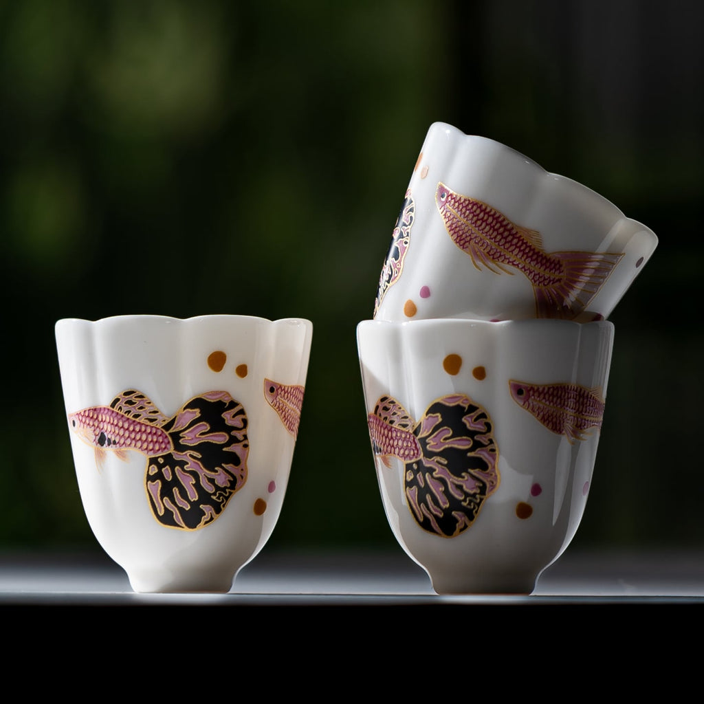 Blanc de Chine Peacock Petal Cup — view 5