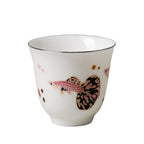 Blanc de Chine Peacock Remembrance Cup — view 1