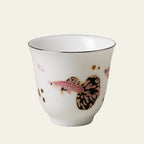 Blanc de Chine Peacock Remembrance Cup — view 2