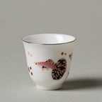 Blanc de Chine Peacock Remembrance Cup — view 3