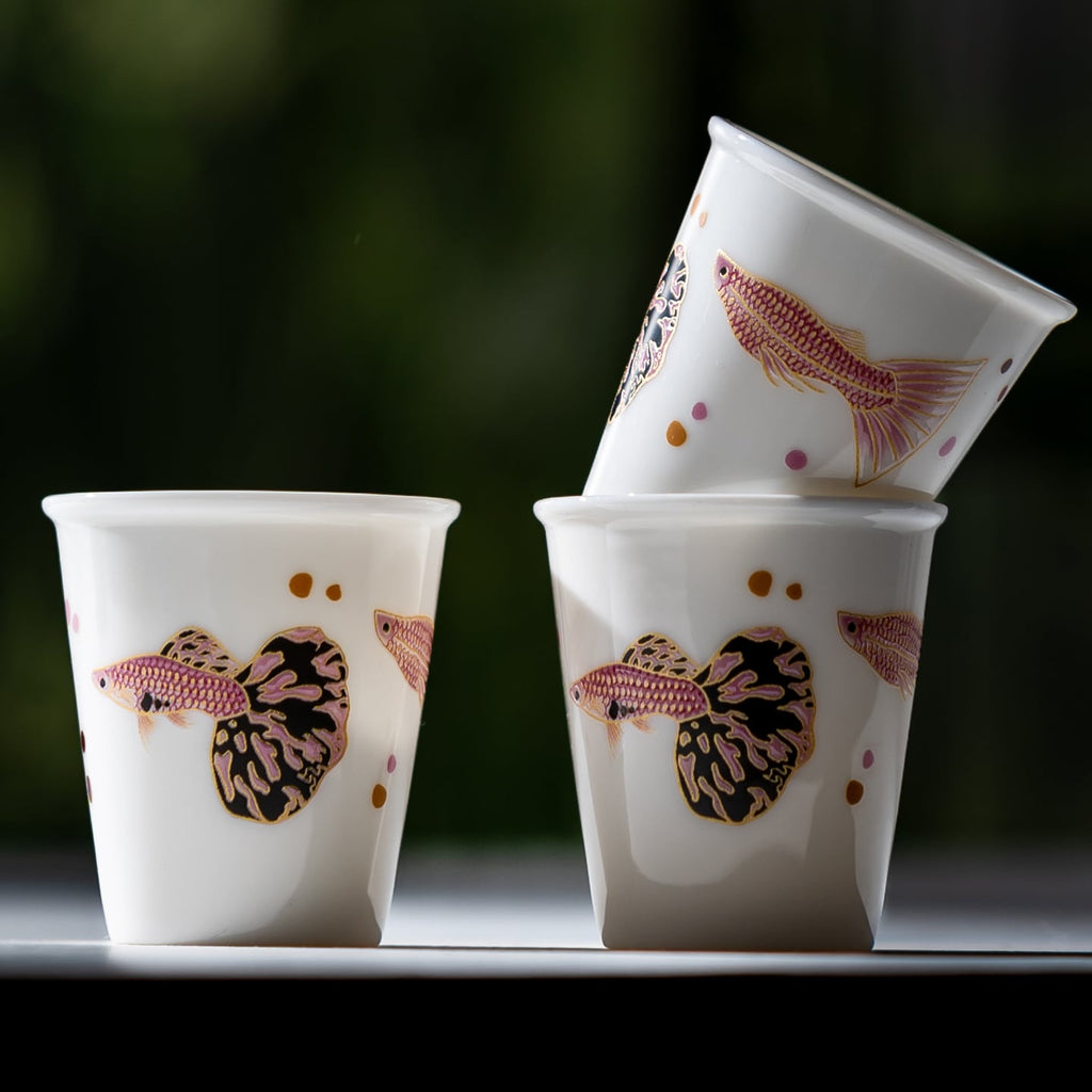 Blanc de Chine Peacock Resting Snow Cup — view 5