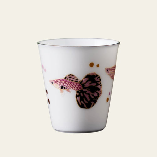 Blanc de Chine Peacock Sunset Cup — view 2