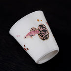 Blanc de Chine Peacock Sunset Cup — view 4