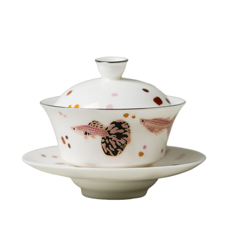Blanc de Chine Peacock Tasting Gaiwan — view 1
