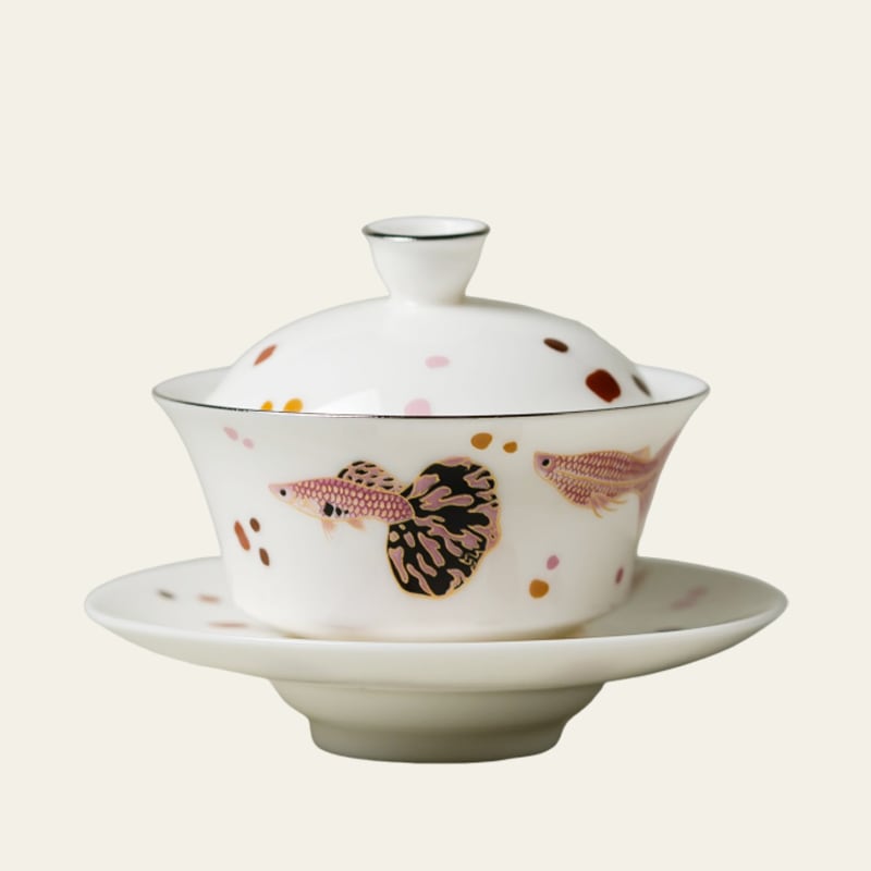 Blanc de Chine Peacock Tasting Gaiwan — view 2