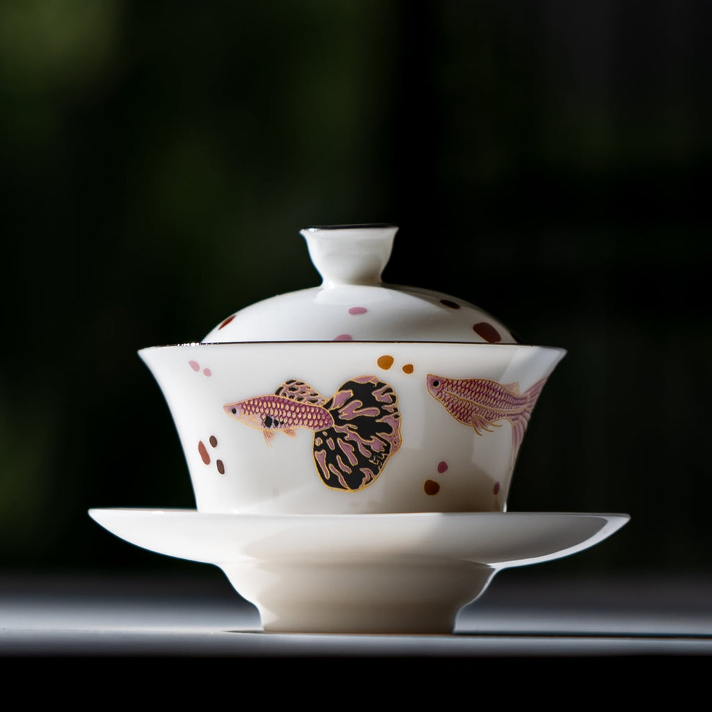 Blanc de Chine Peacock Tasting Gaiwan — view 5